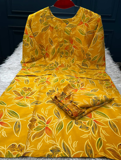 Maisha Gold Yellow Salwar Kamiz - 1050
