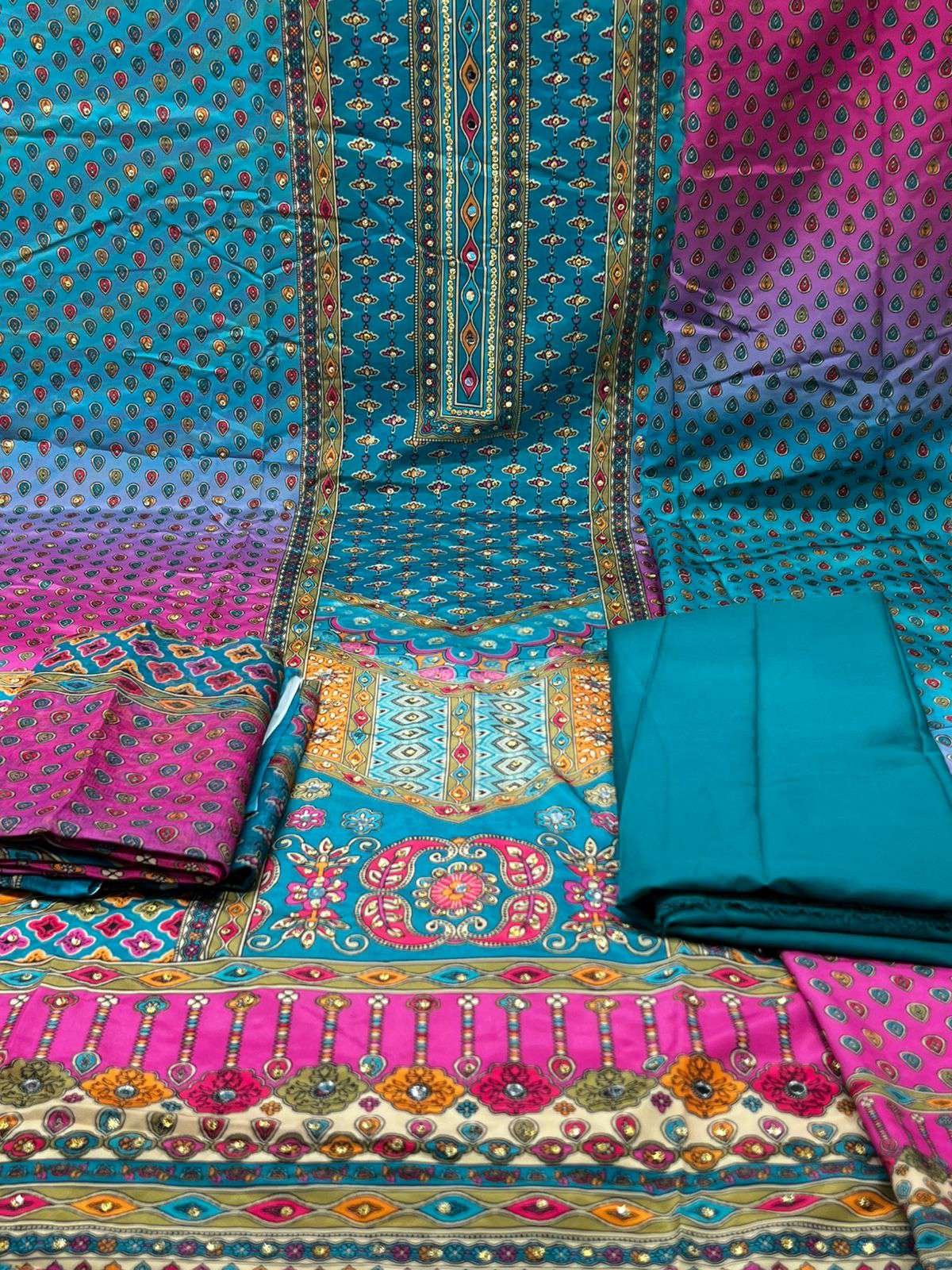 Lahori Silk Party Ware - 1200 .14
