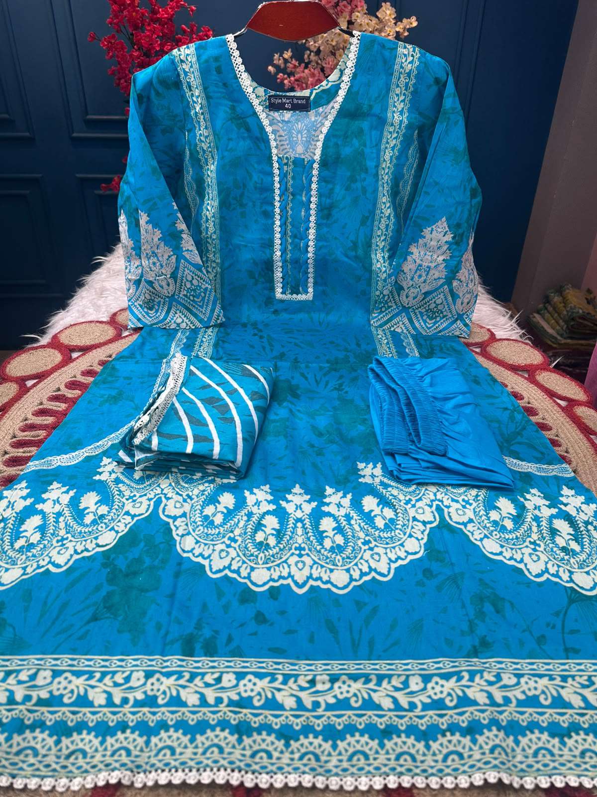Premium Quality Zamzam Swiss Printed Stitched Collection - 999 Sky