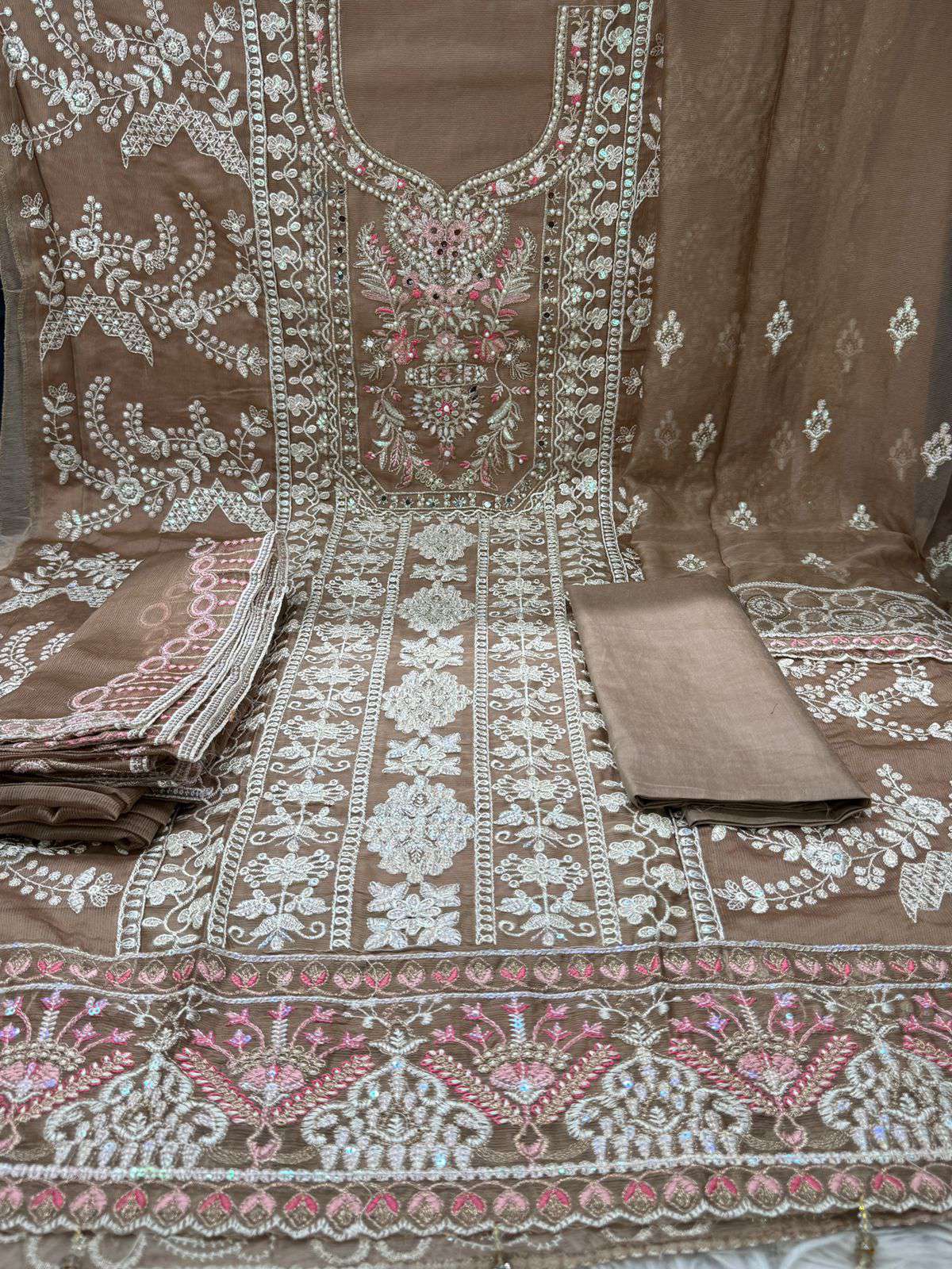 Pakistani Diamond Georgette -1350 Skin Colour