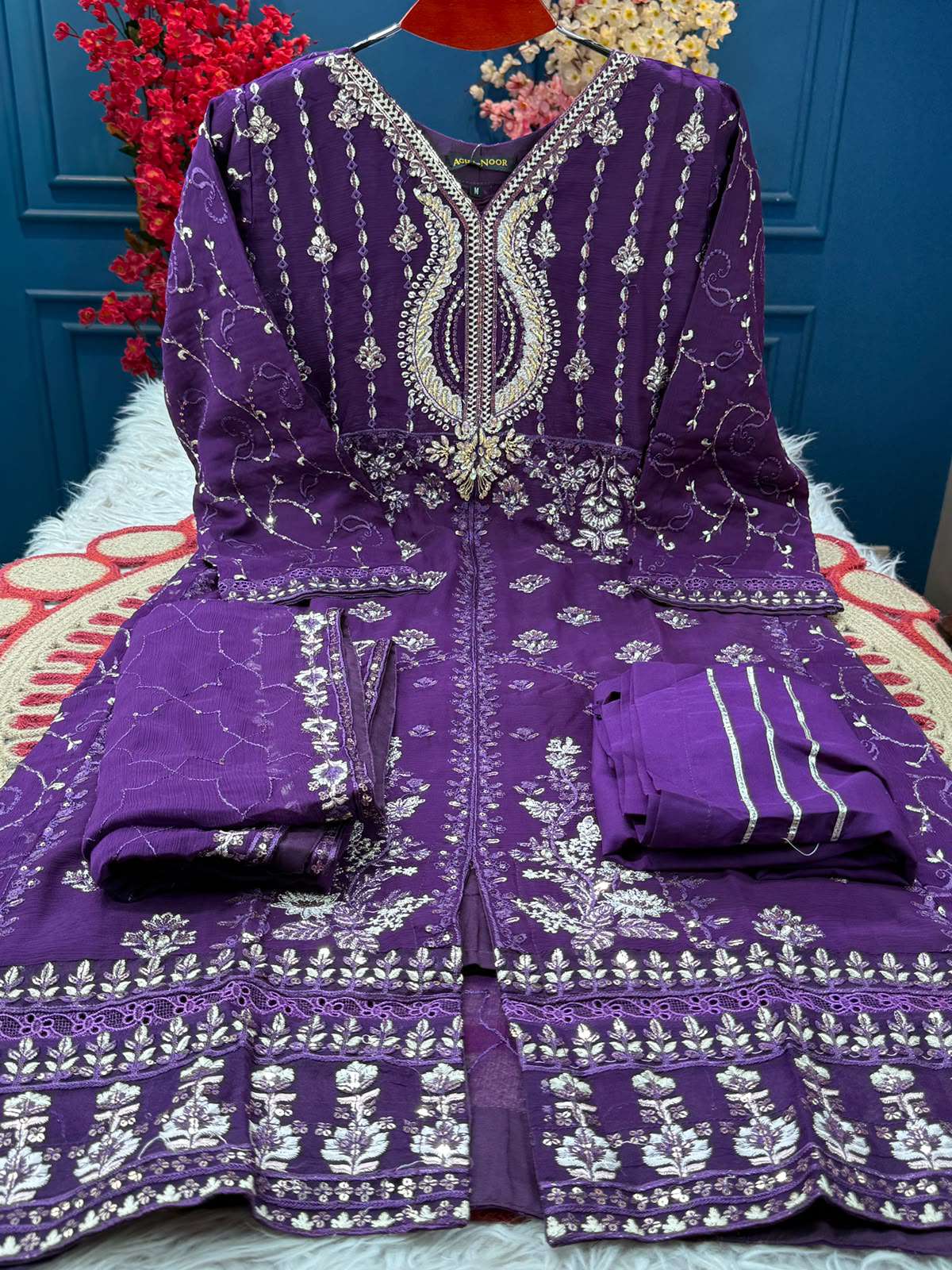 PURPLE AGHANOOR Dress