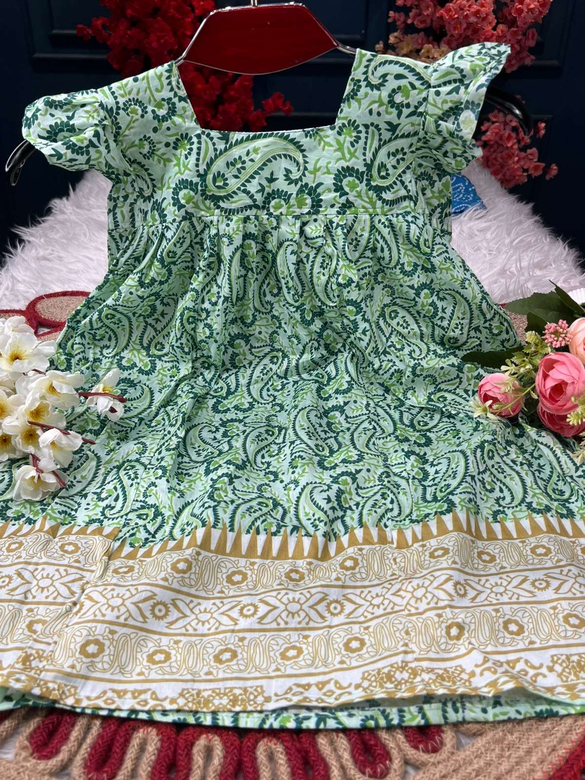 Adorable Baby Mint Frock