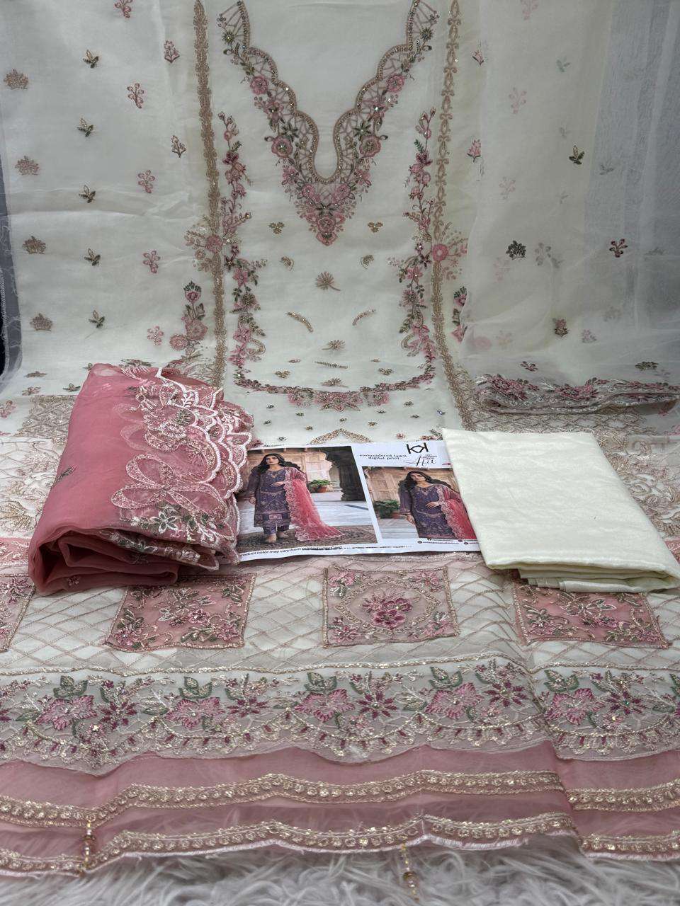 Organza fabric - 1950 White