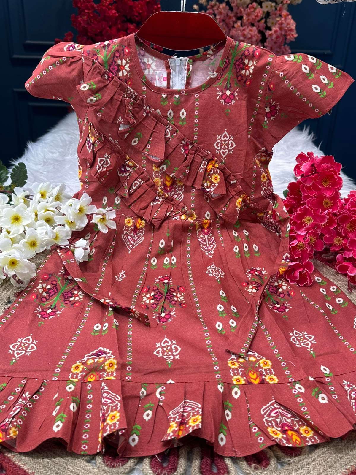 Adorable Brick Baby Dress