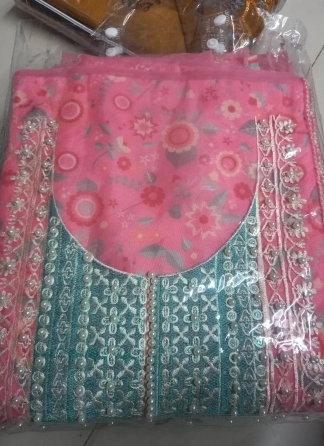 Pakistani Inspired Cetalogue Pure Organza Stitched Collection - PINK 2150