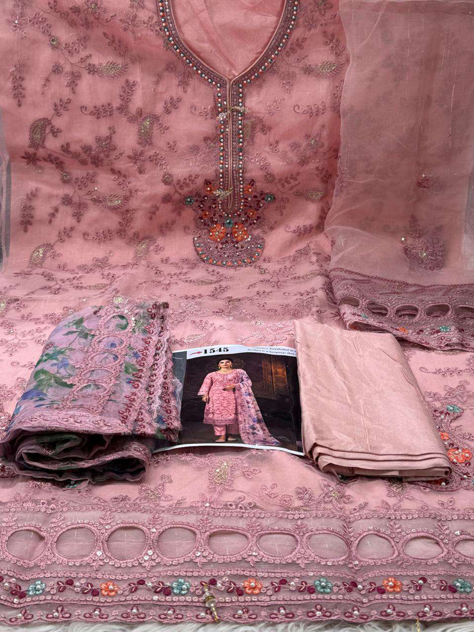 Organza fabric - 1850 Pink