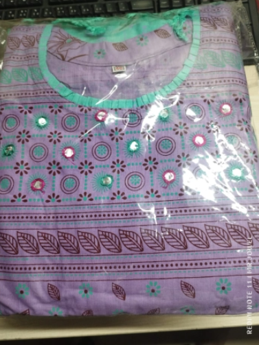 EID Exclusive Premium Quality Stitched Cotton Collection - 1150 Purple