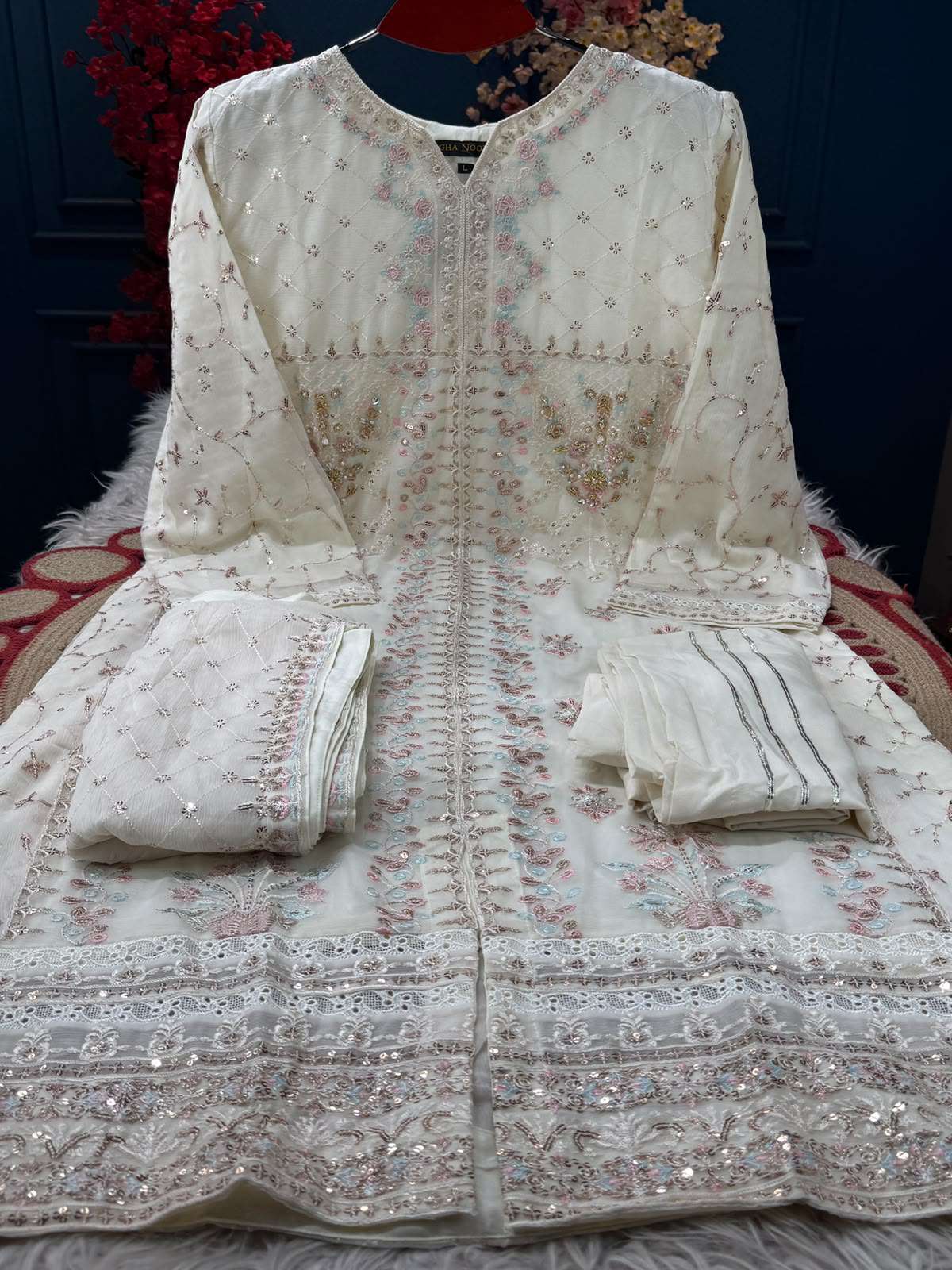 WHITE AGHANOOR Dress