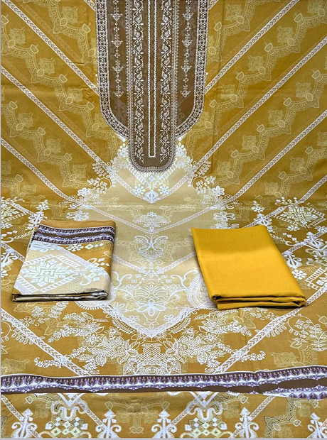 Luxuary Lawn Collection - 850 Yellow