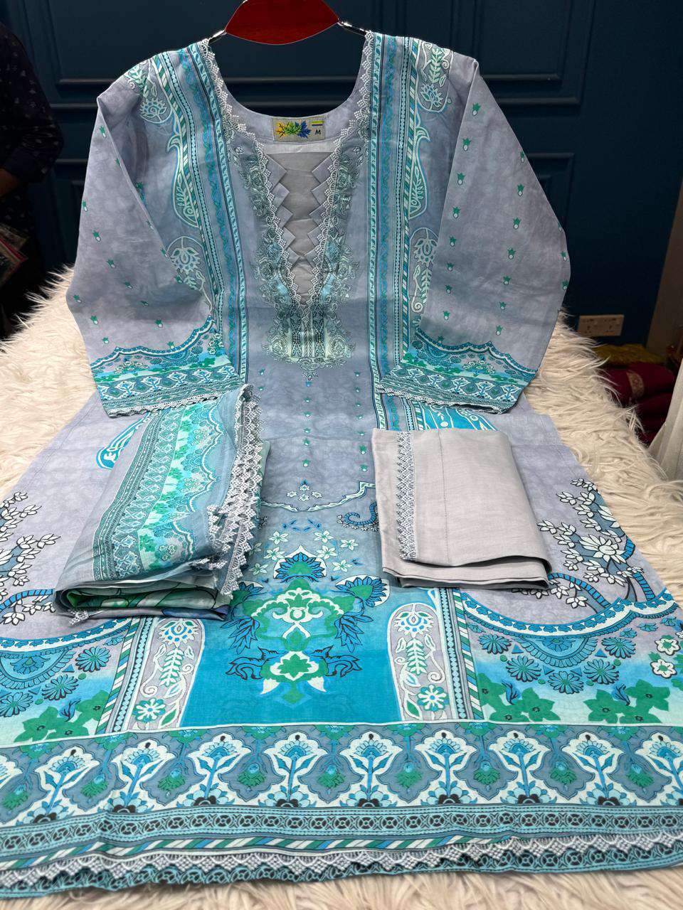 Ash Stitched Salwar Kamiz - 999