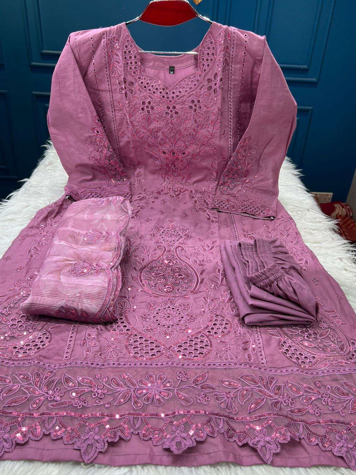 New Special Pakistani Inspired Stitched Party Collection - 2550 Purple