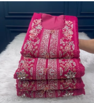 NEW Arraivals Premium Quality Quota Fabric Unstitched Party Collection - 1800 DRAGON