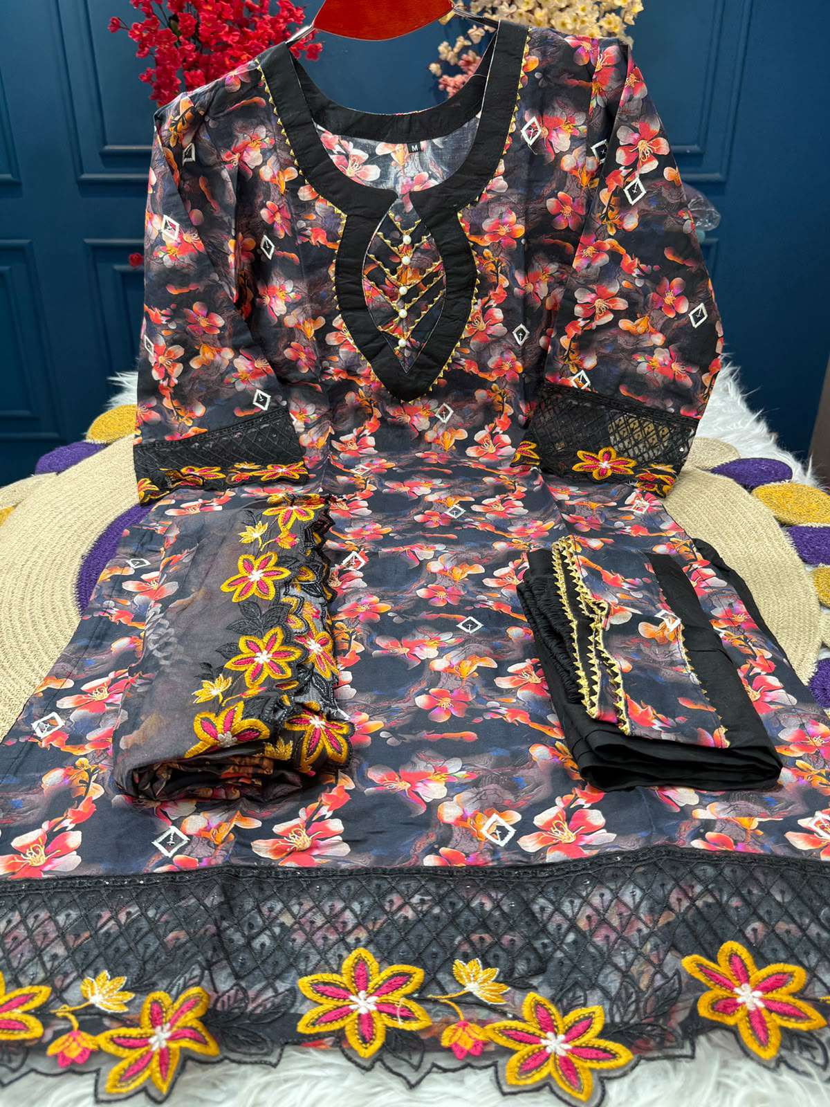 Switch Cotton Black Pink Set - 1250
