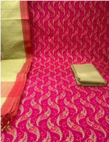 NEW ARRAIVALS Premium Quality Unstitched Slap Cotton Collection - Red 850