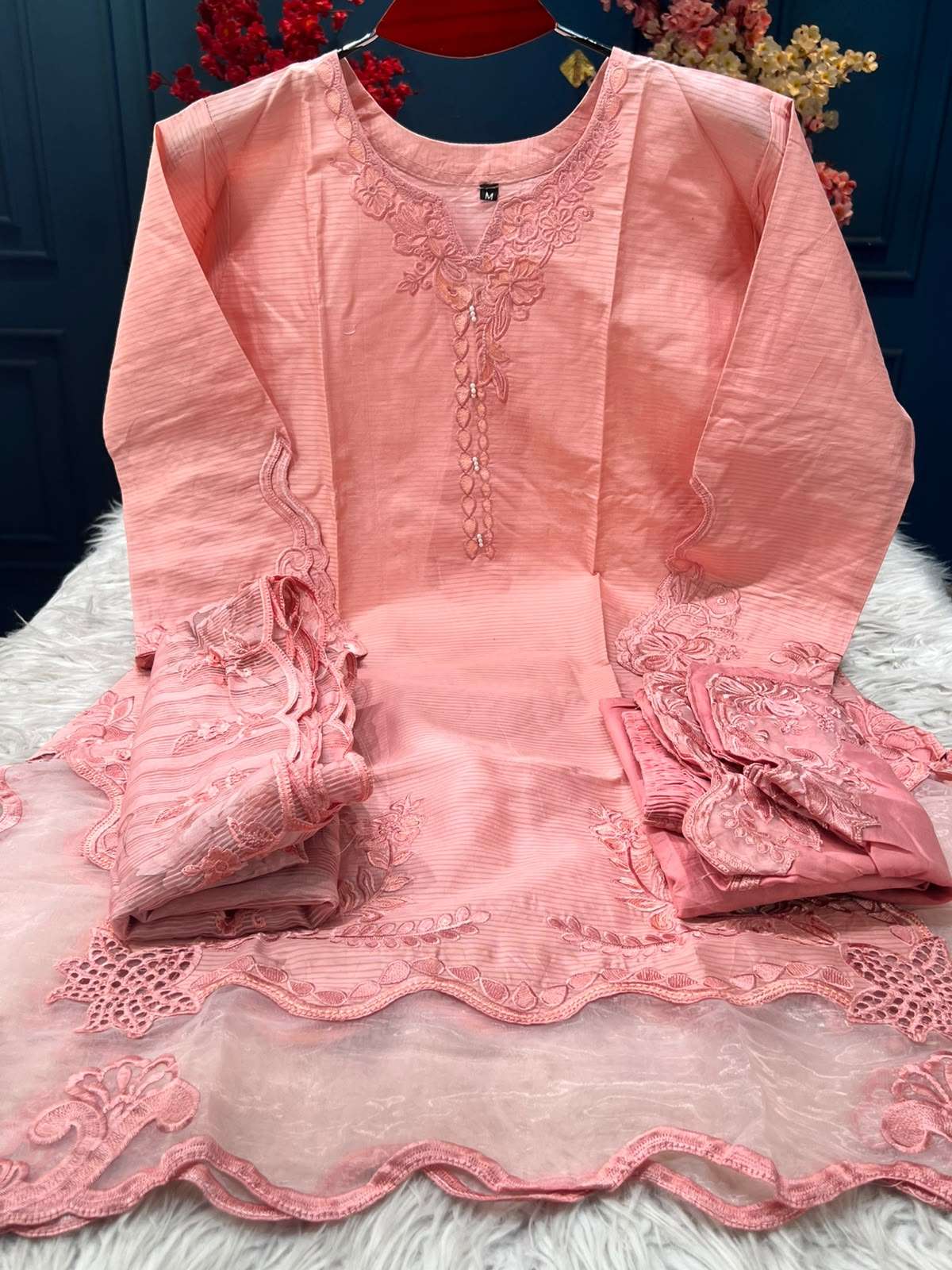 Timeless Pink Fashionable Salwar Kameez - 2200