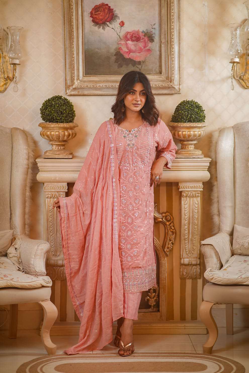 EXCLUSIVE Pakistani Inspired TAWAKKAL EID Party Collection - 2800