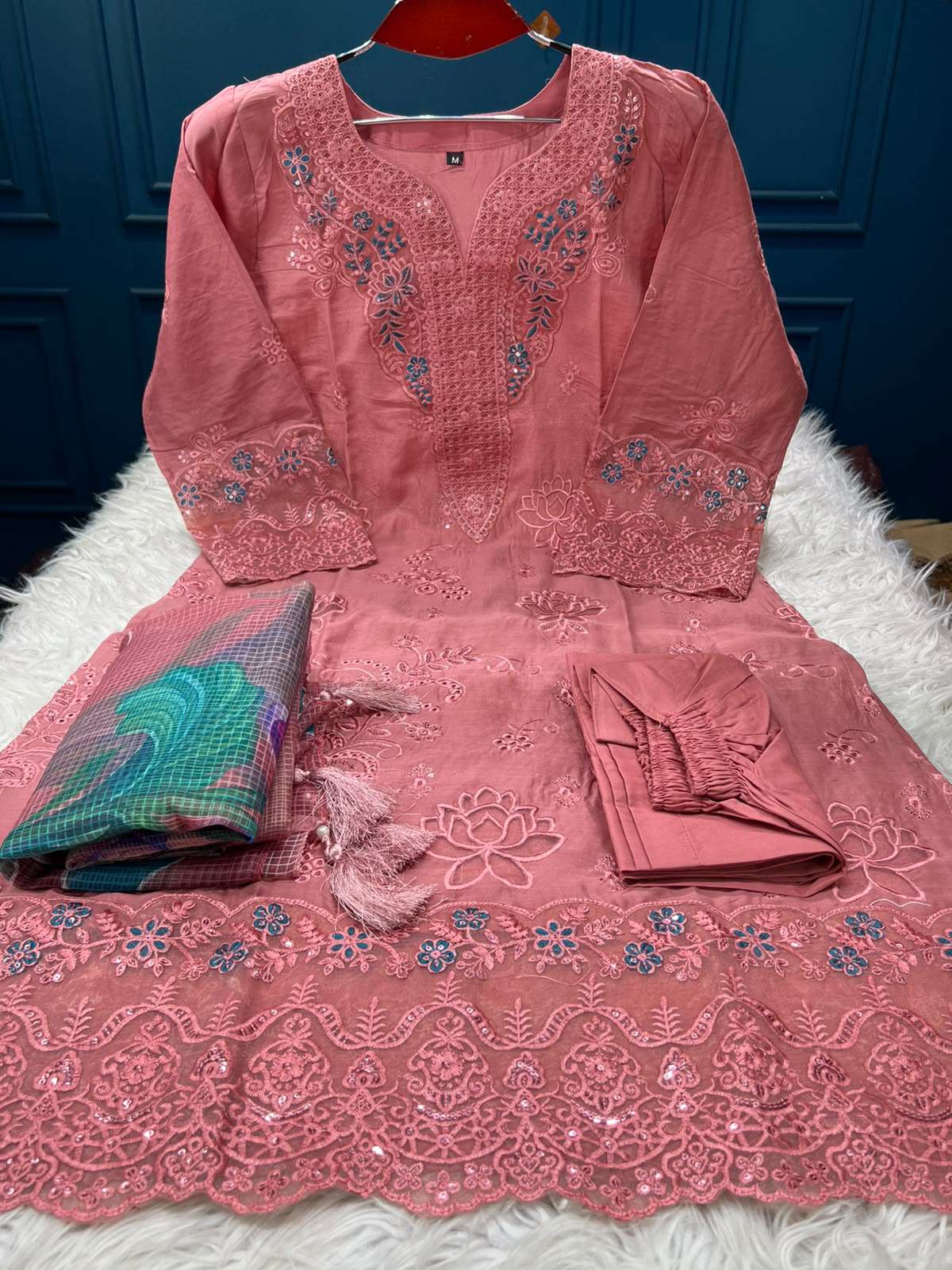 Blush Pink Switch Cotton Set - 1600