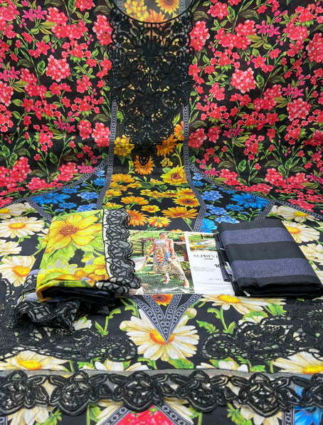 Black Prints Flower Printed - 1800