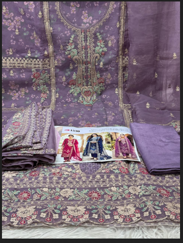 Lavender Stitched Salwar kamiz - 1950