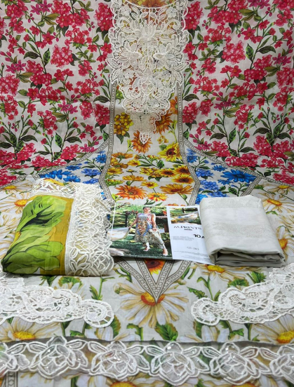 M Prints Flower Printed - 1800
