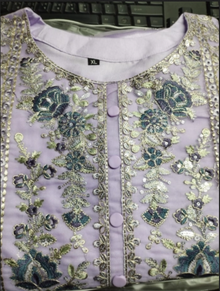 New Arraivals Pakistani Tawakkal Inspired Stitched Cotton Collection - Levendar 2250