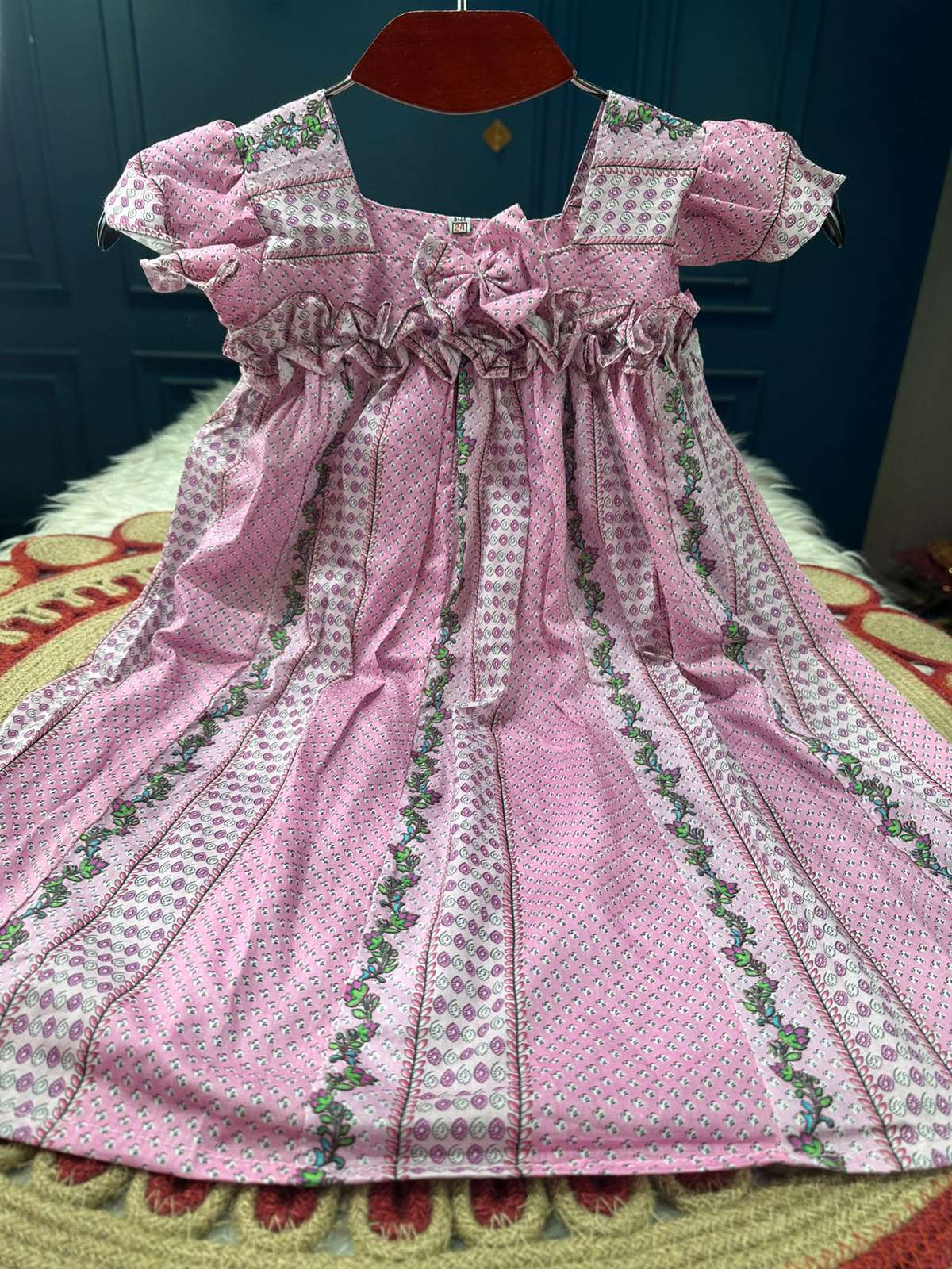 Adorable Pretty Pink Baby Frock