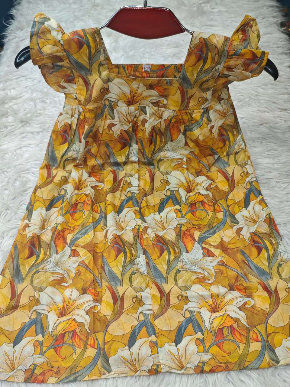 COCO Mustard Baby Frock