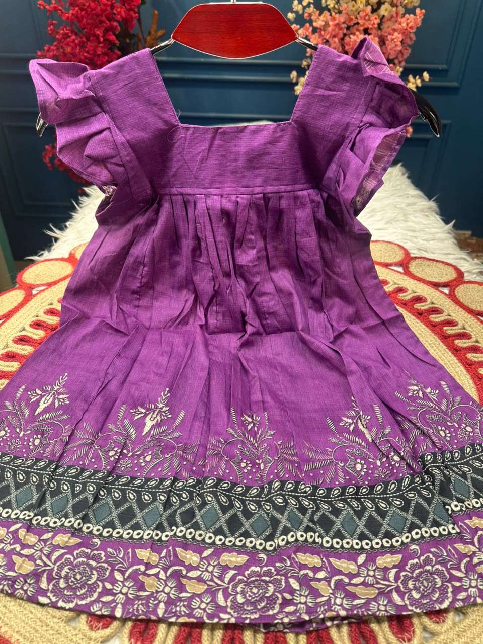 Adorable Baby Maroon Frock