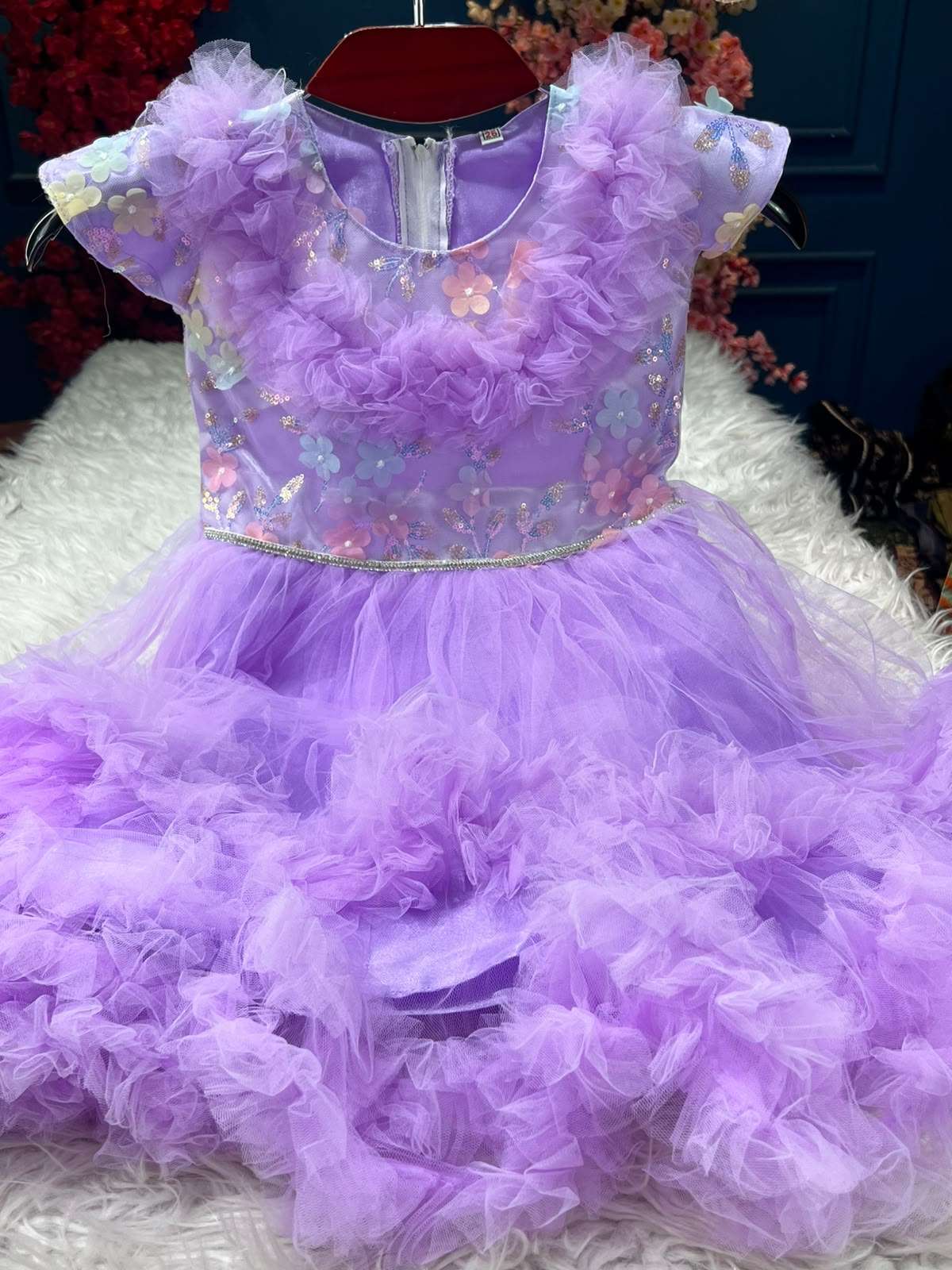 Little Violet Blossom Dress - 800