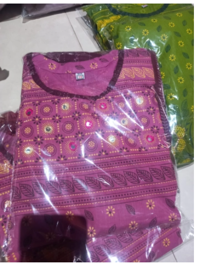 Premium Quality Stitched Cotton Collection - Onion 1150