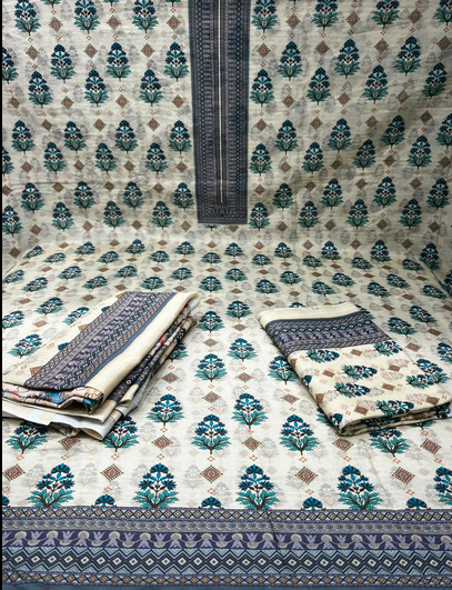 Vintage Style Slub Cotton Olive - 1150