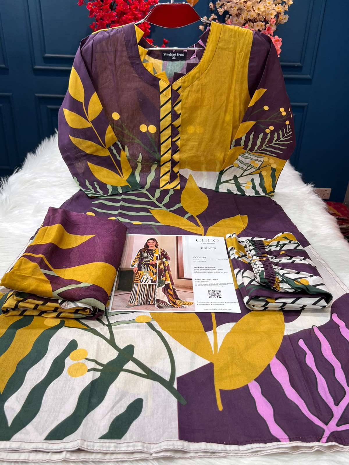 Everyday Comfort Purple Stitched COCO Outfit - 1250