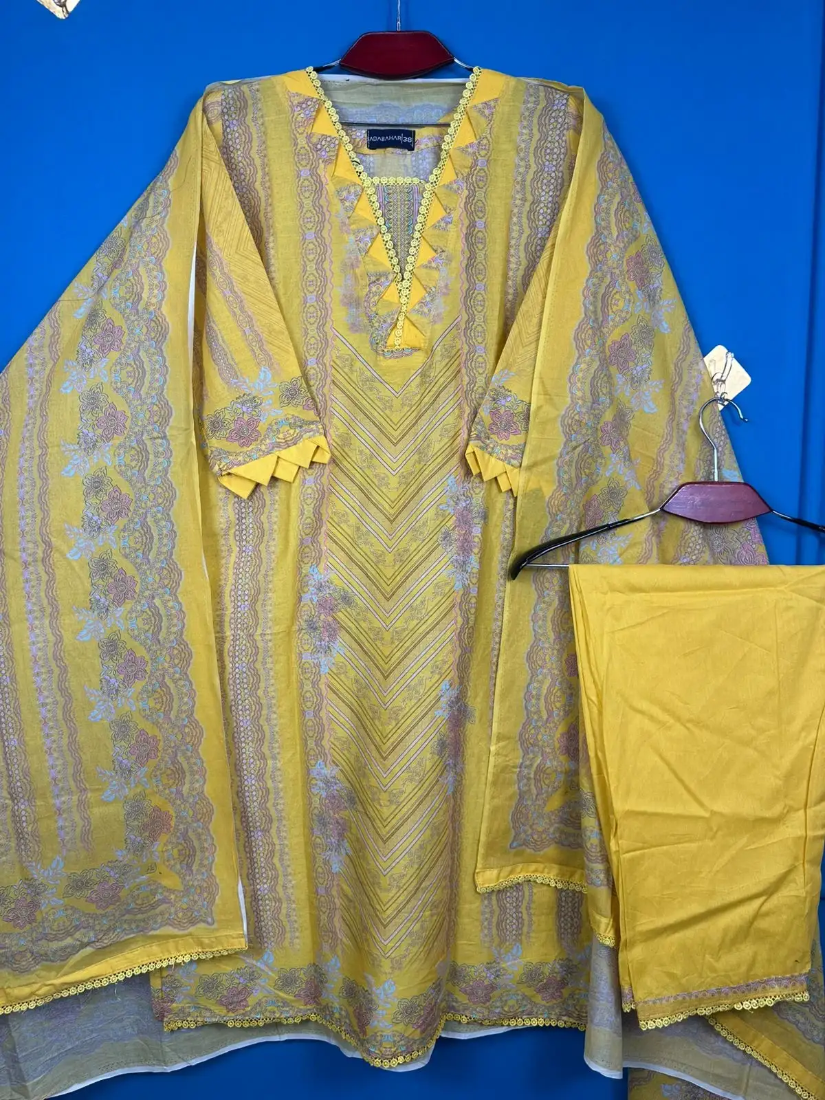 Inner Printed Pure Organza Stitched Collection - 2000 Dragon