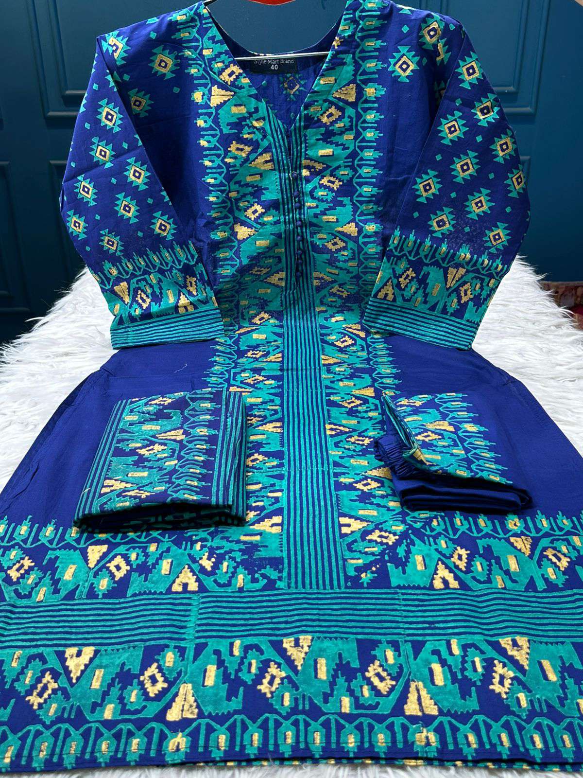 NAVY Blue Arko Century Boyel Salwar Kamiz