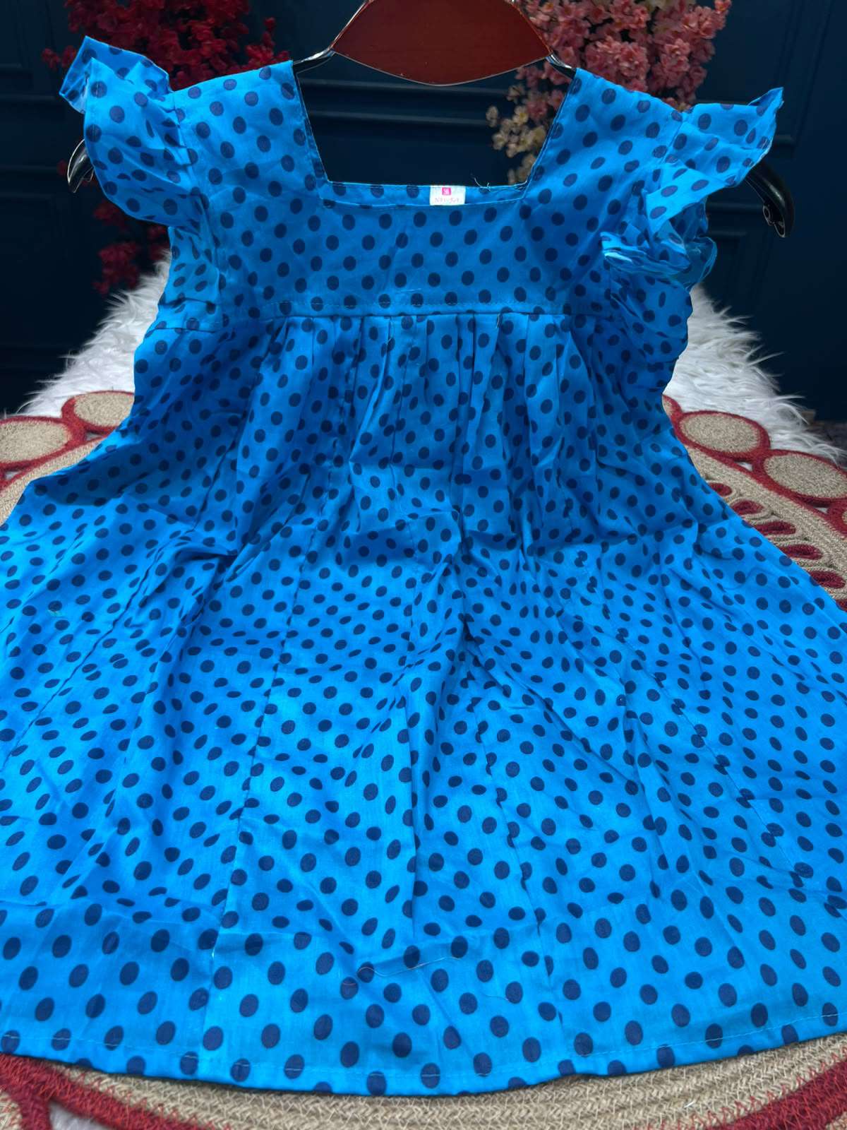 Adorable Ball Print Baby Dress