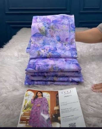 NEW Arraivals Pakistani COCO Catalogue Printed Stitched Cotton Collection - 1250 purple