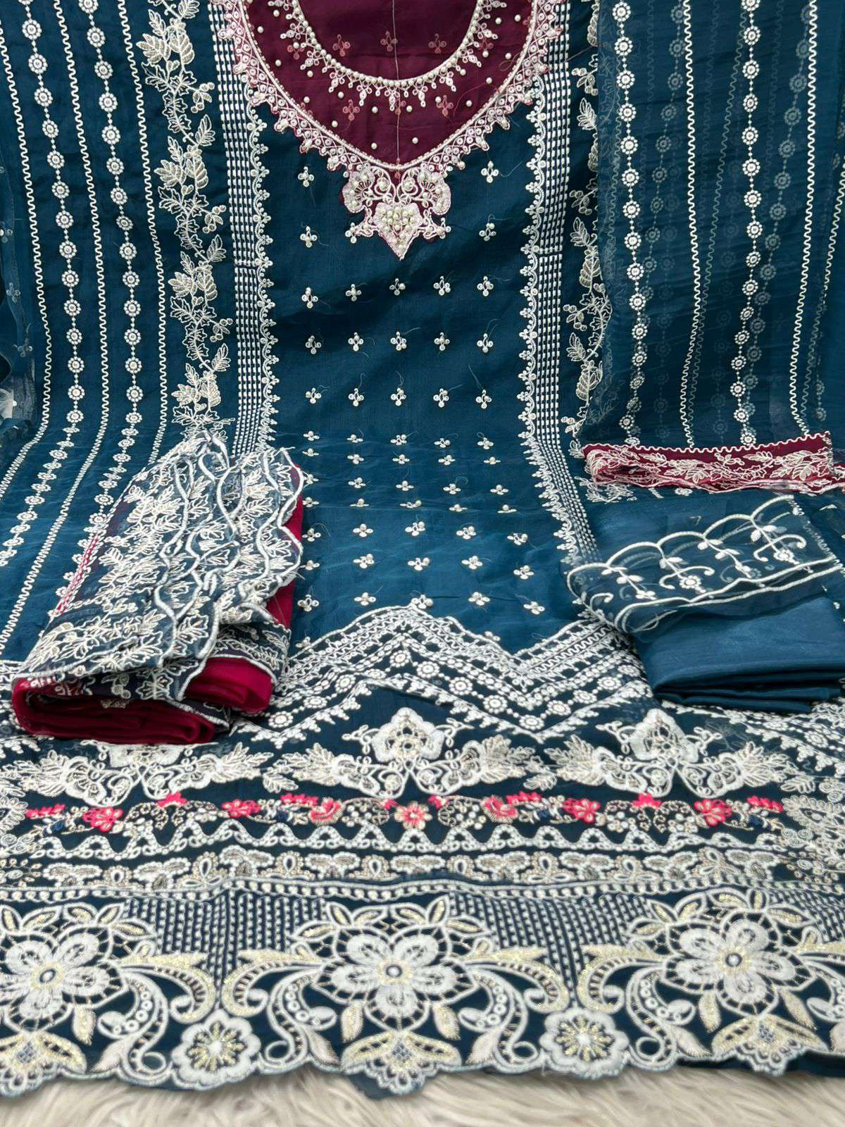 NOORS Inspired Unstitched Party Collection - 2300 Torey