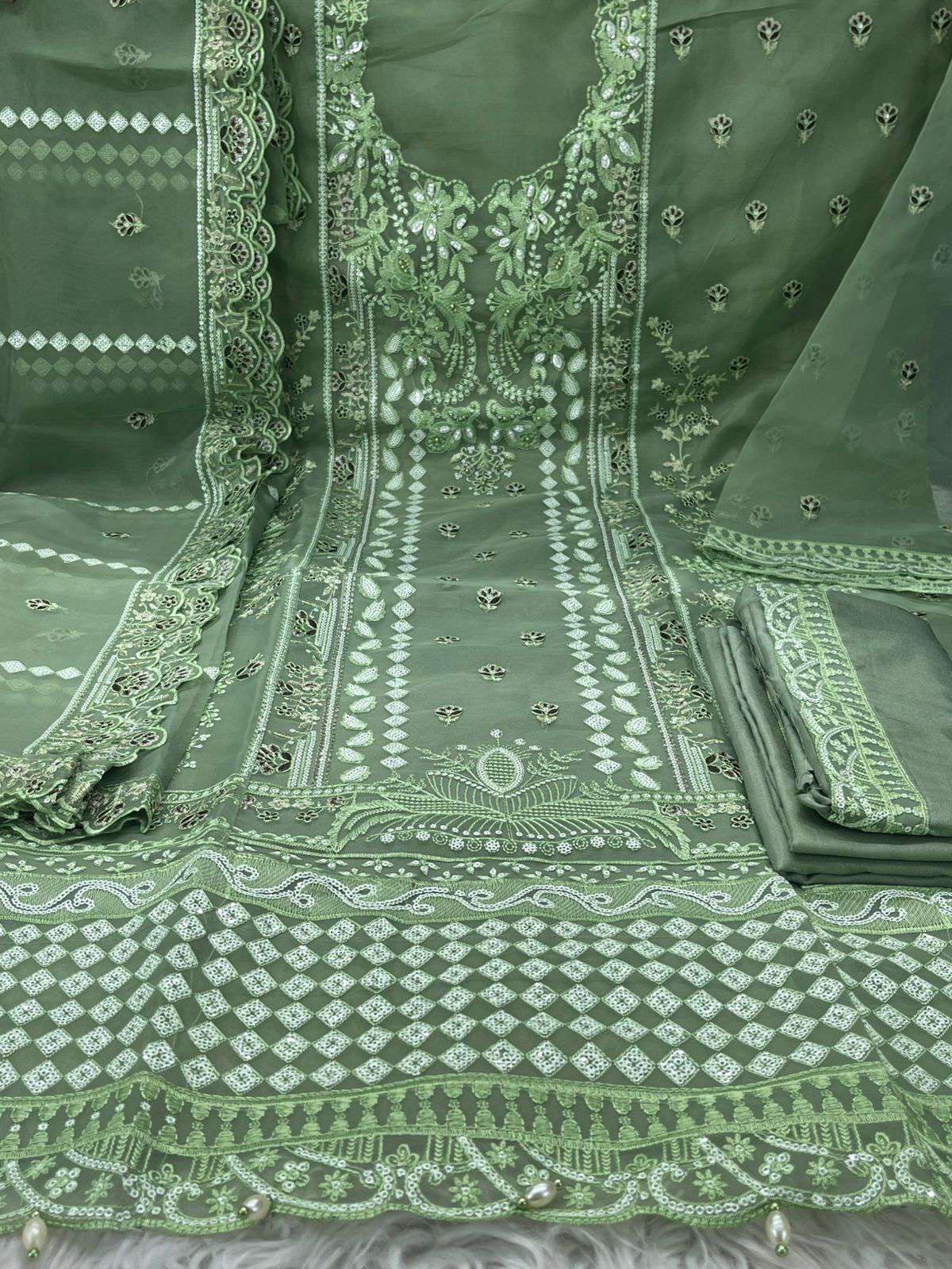 New Arraivals Pakistani INSPIRED Pure Organza Unstitched Collection