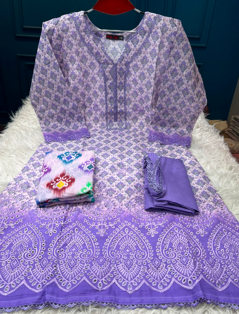 999 Deals Lavender Shade Salwar Kameez
