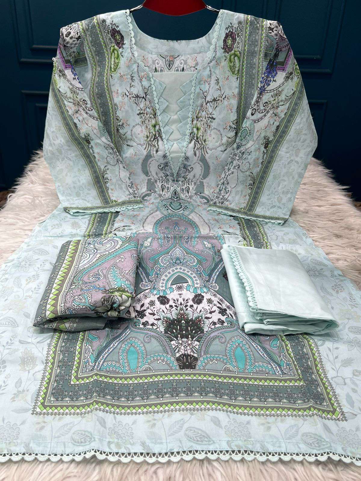 Comfortable Light Sky Boutique Wear - 999