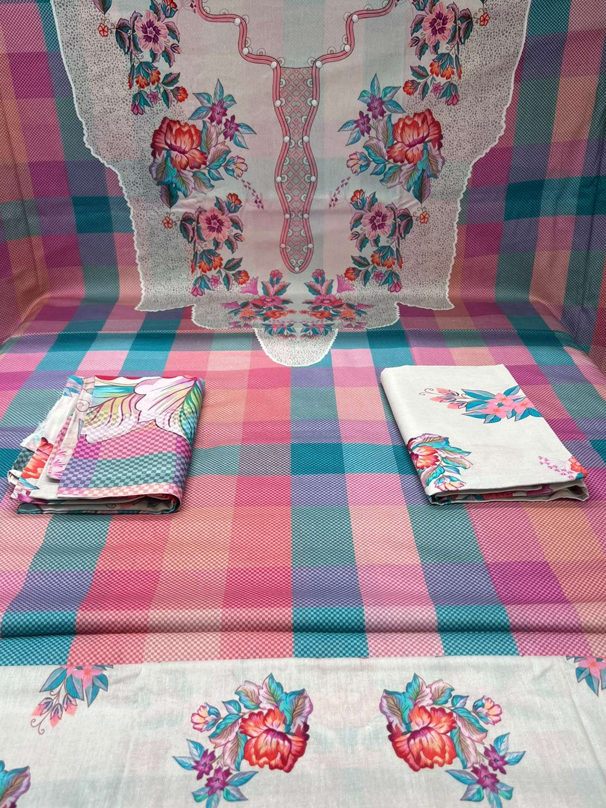 Charizma Print Box Unstitched Lawn - 1050