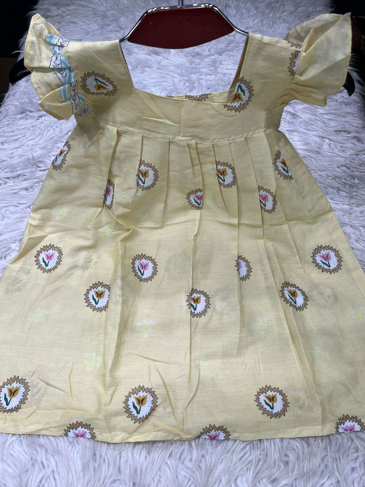 Creamy Baby Frock