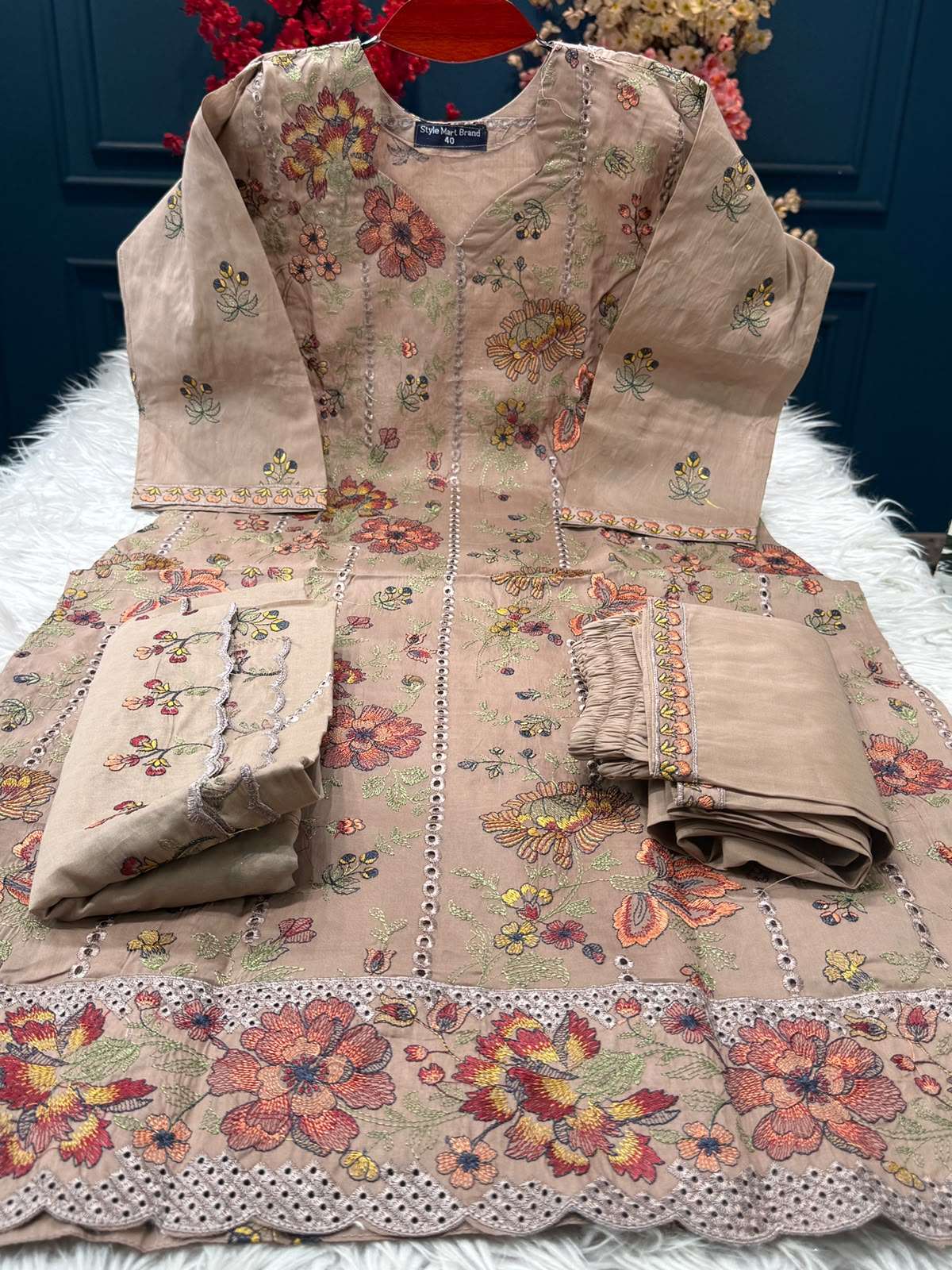 Molmol Cotton Biscuits Dress - 1750