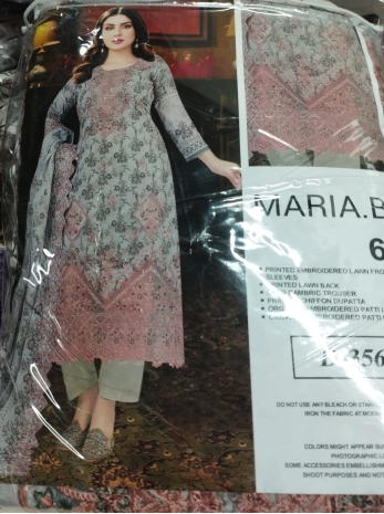 Exclusive Pakistani Inspierd MARIA-B Catalogue Unstitched Collection - 1950 ASH
