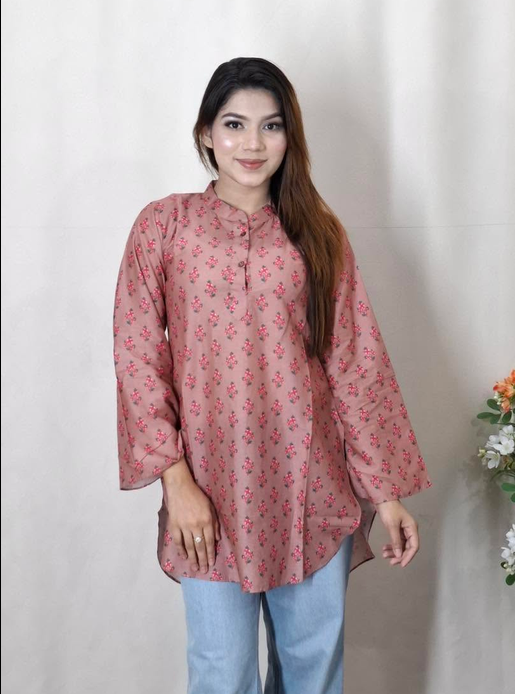 Stunning Joypuri Shirt Collar Cotton Kurti