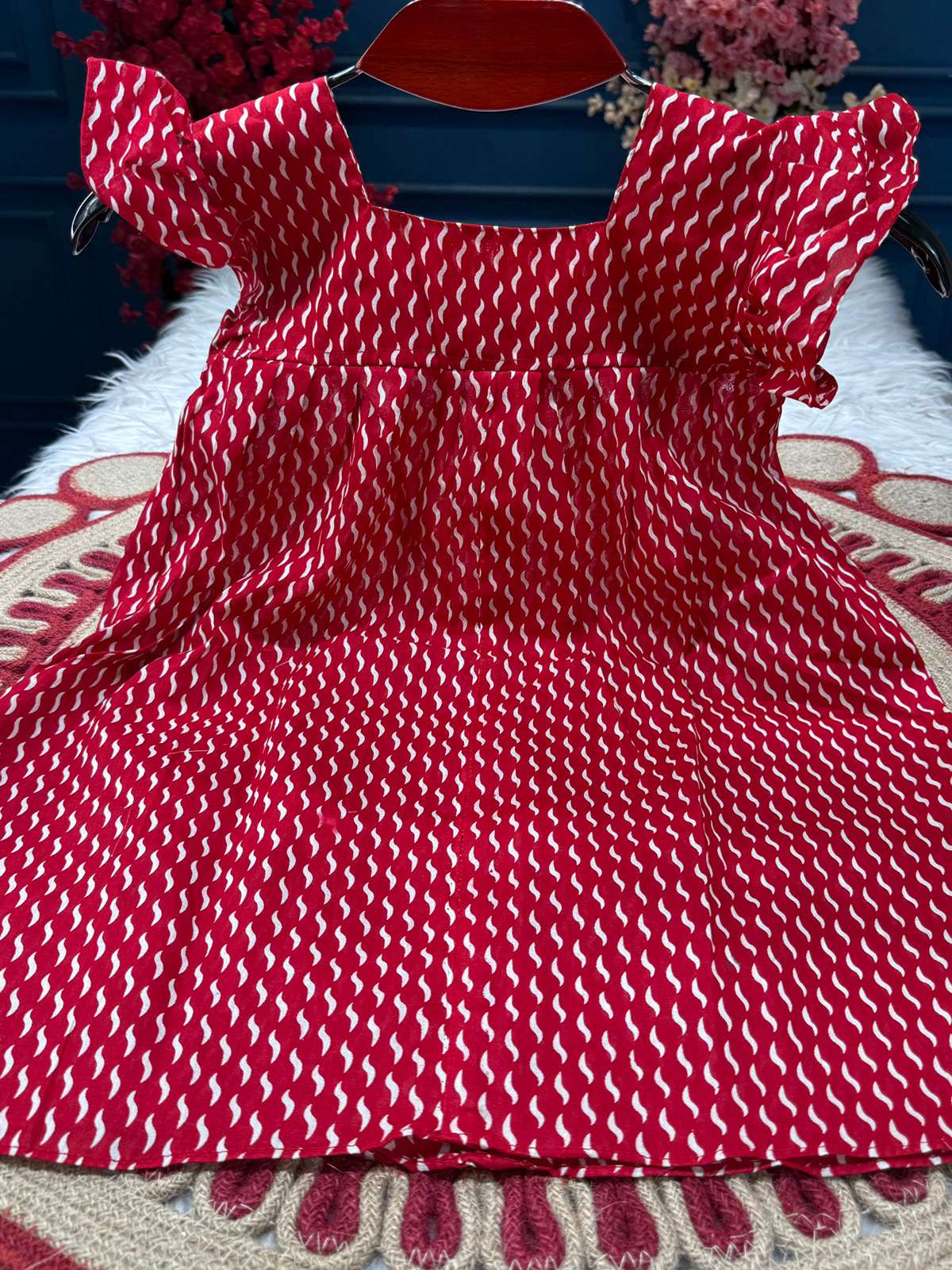 1 Piece Baby Dress - 250 Red