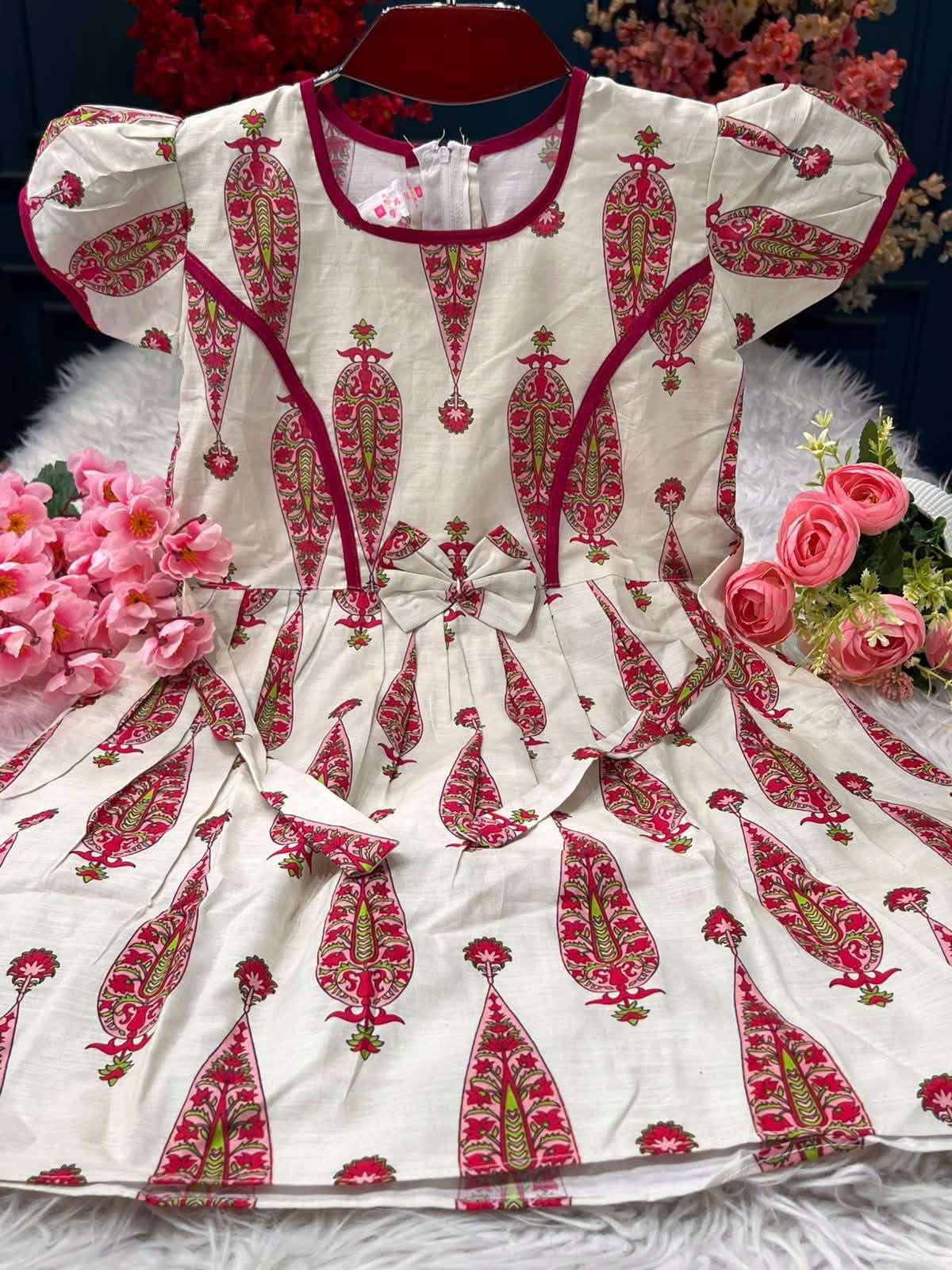 Adorable White Baby Frock
