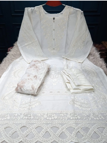 SPECIAL Exclusive Inspired Stitched EID Collection - 2350 White