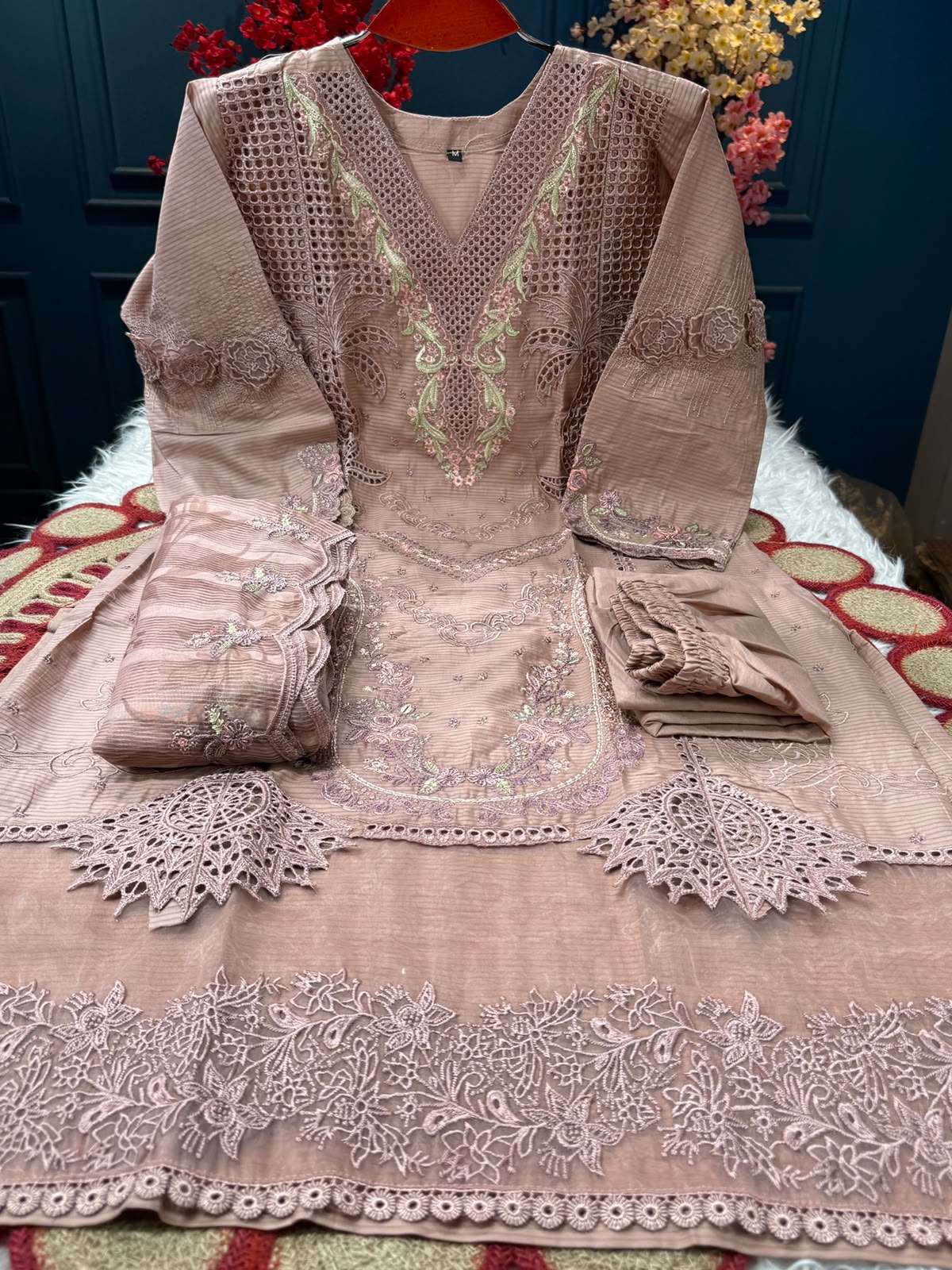 Fashionable Brown Salwar Kamiz - 2200