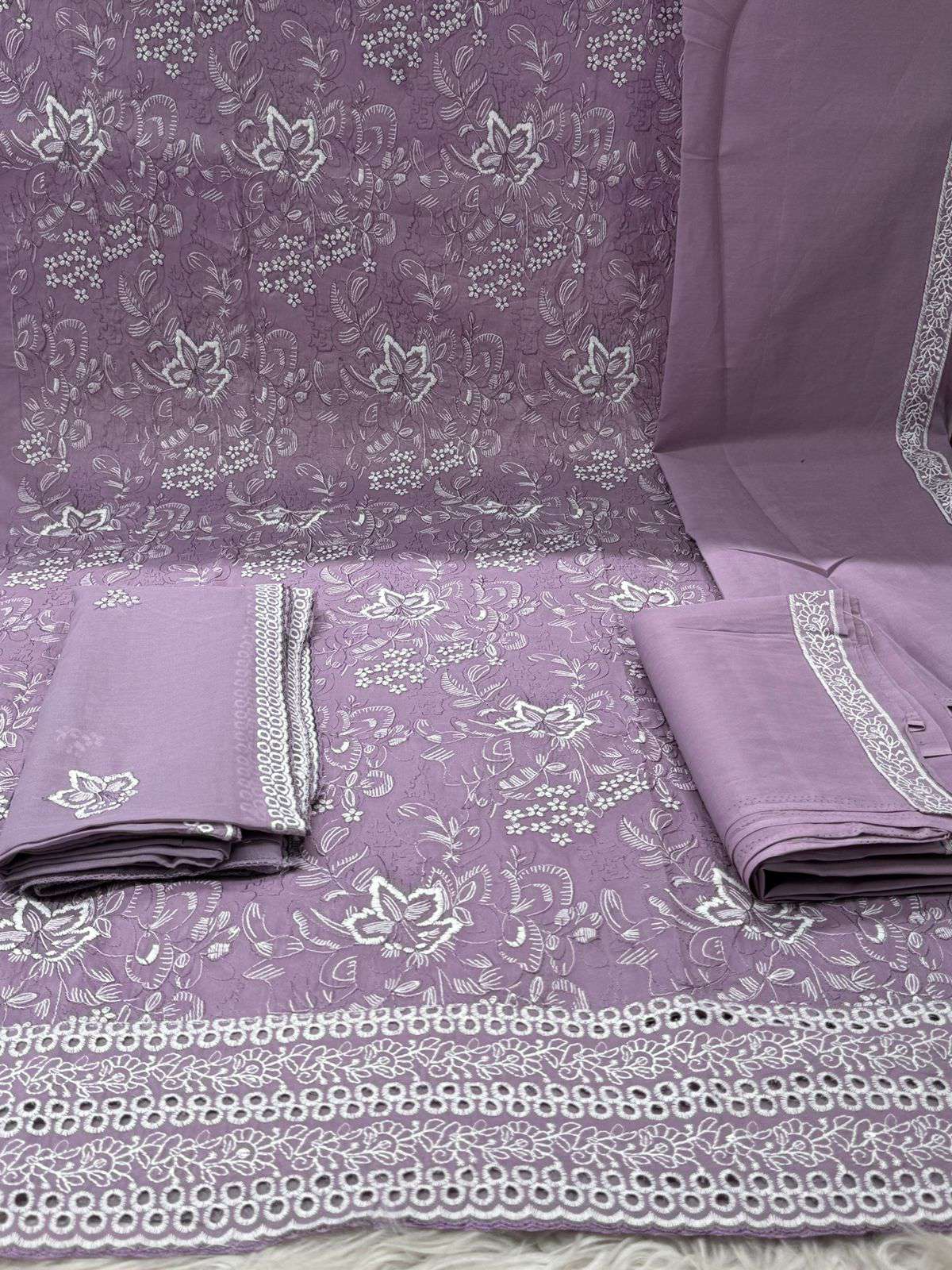 Women's Gorgeous Onion Unstitched Set - 1650